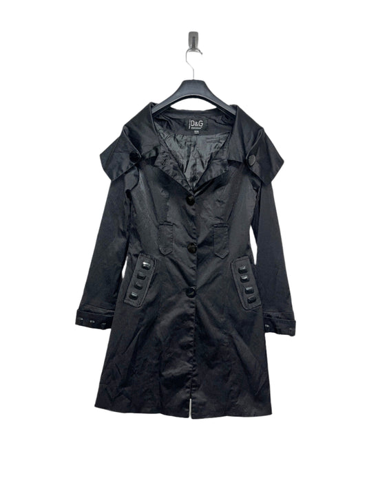 DOLCE & GABBANA nylon cargo parka with oversized collar (L)