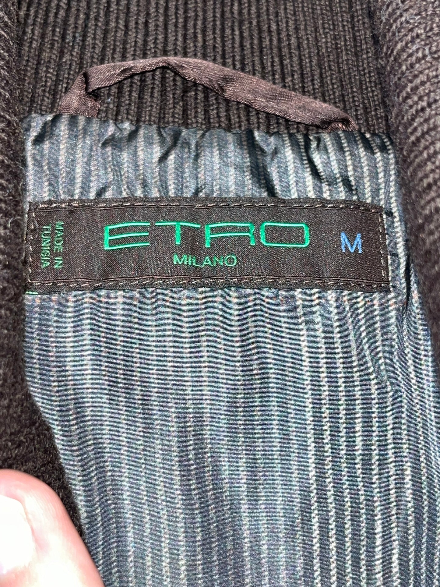 ETRO brown wool puffer jacket (M/L)