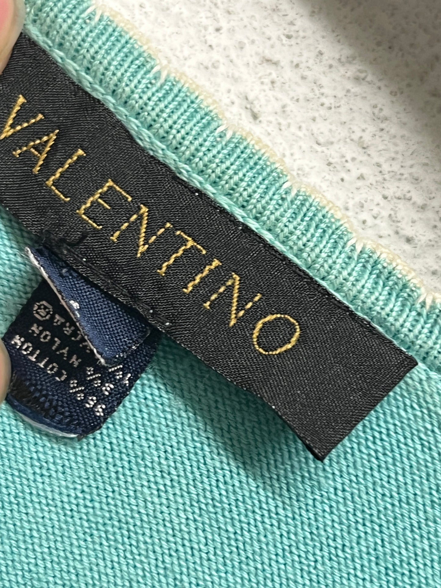 VALENTINO turquoise cardigan (S)
