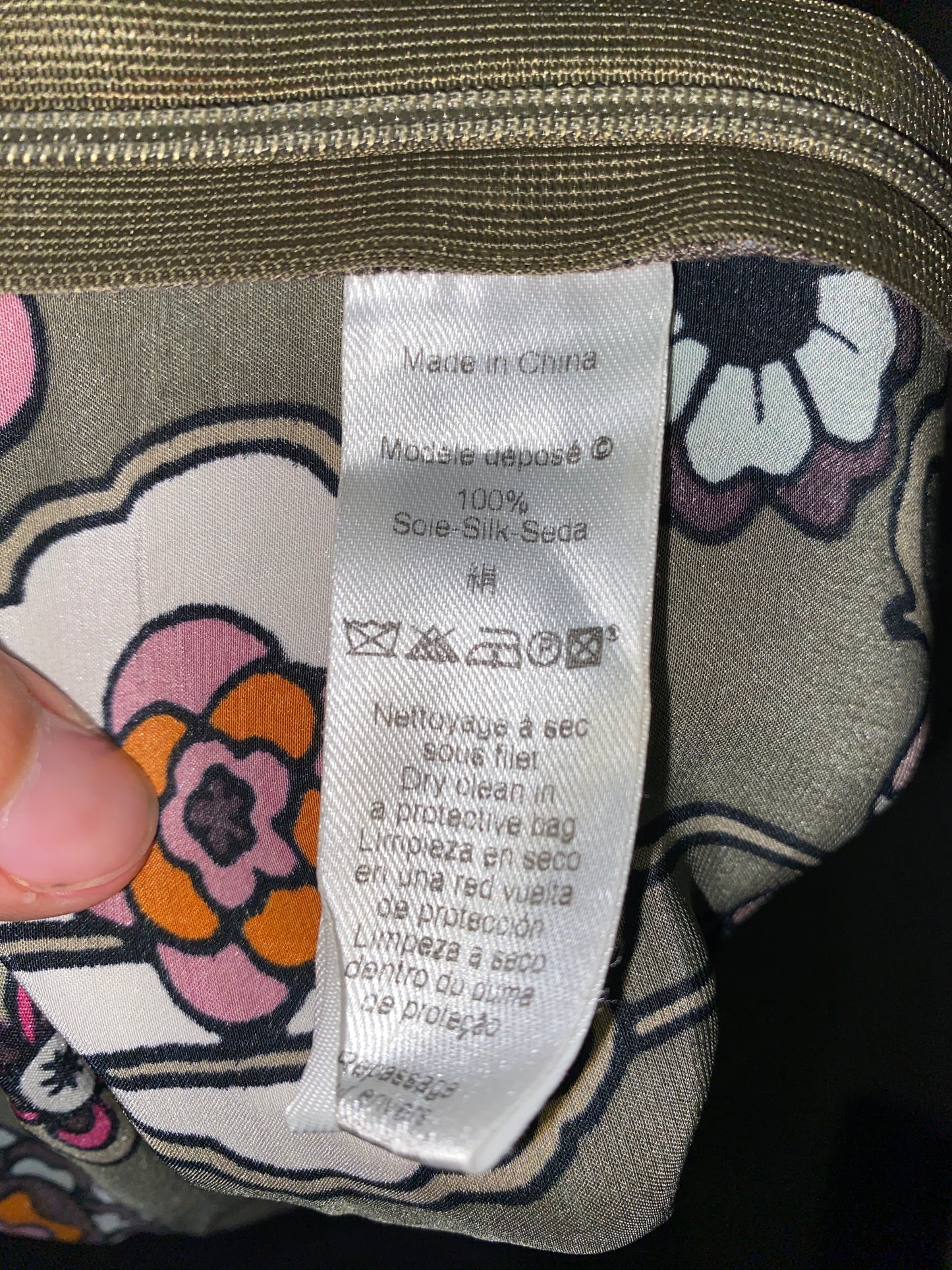 KENZO silk top (40/L)