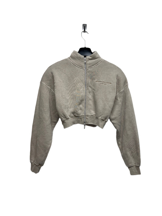 ALEXANDER WANG zip-up cropped jacket with shoulders pads  (XS)