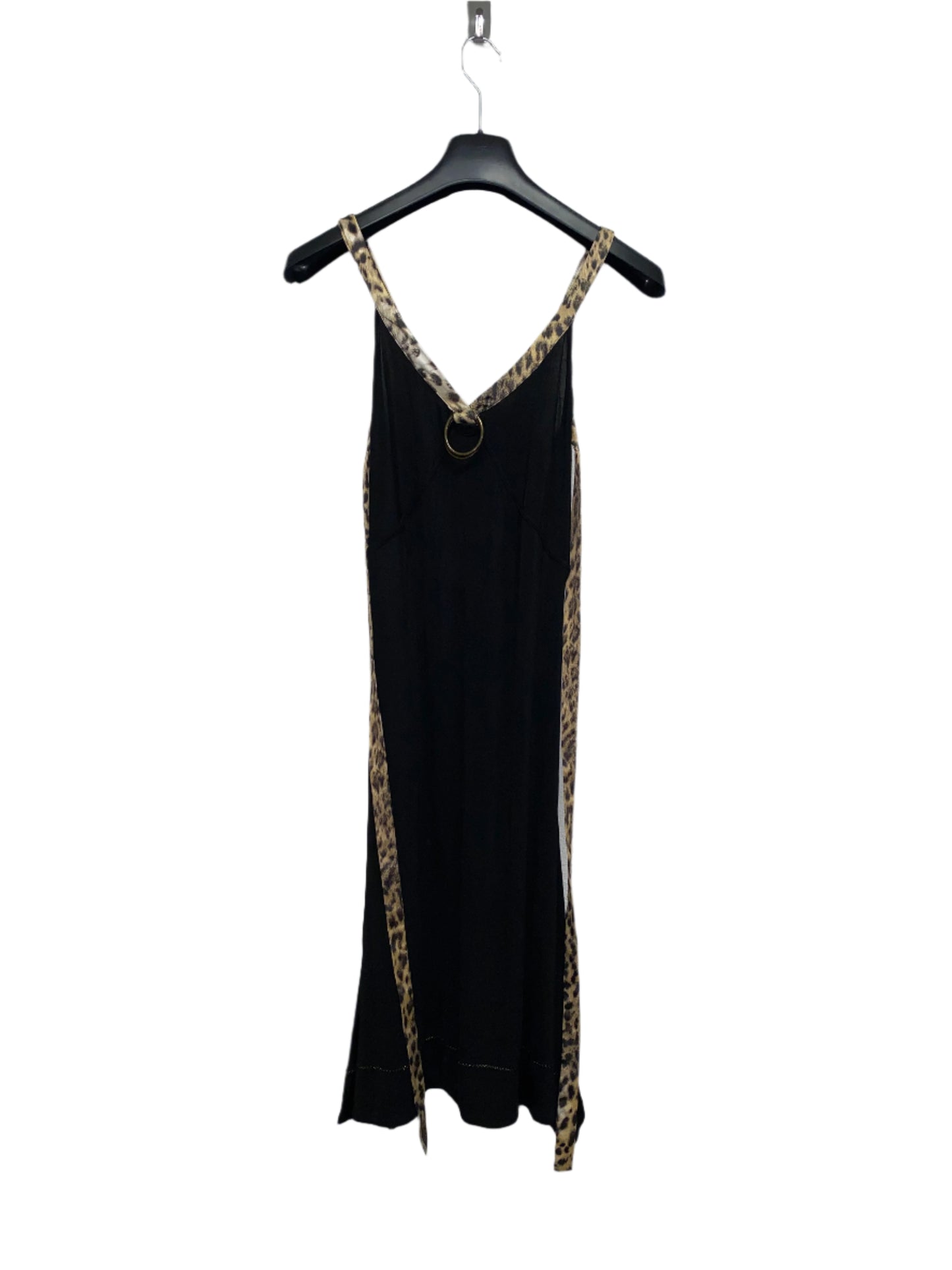 JUST CAVALLI black viscose dress (42/M)