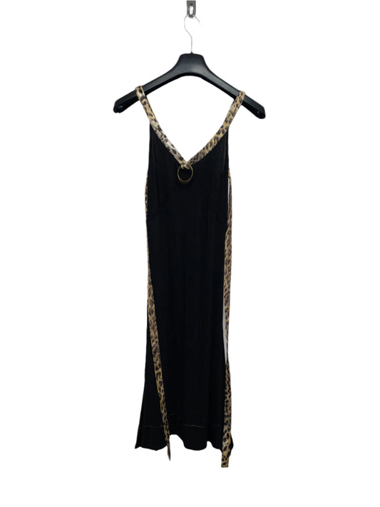 JUST CAVALLI black viscose dress (42/M)