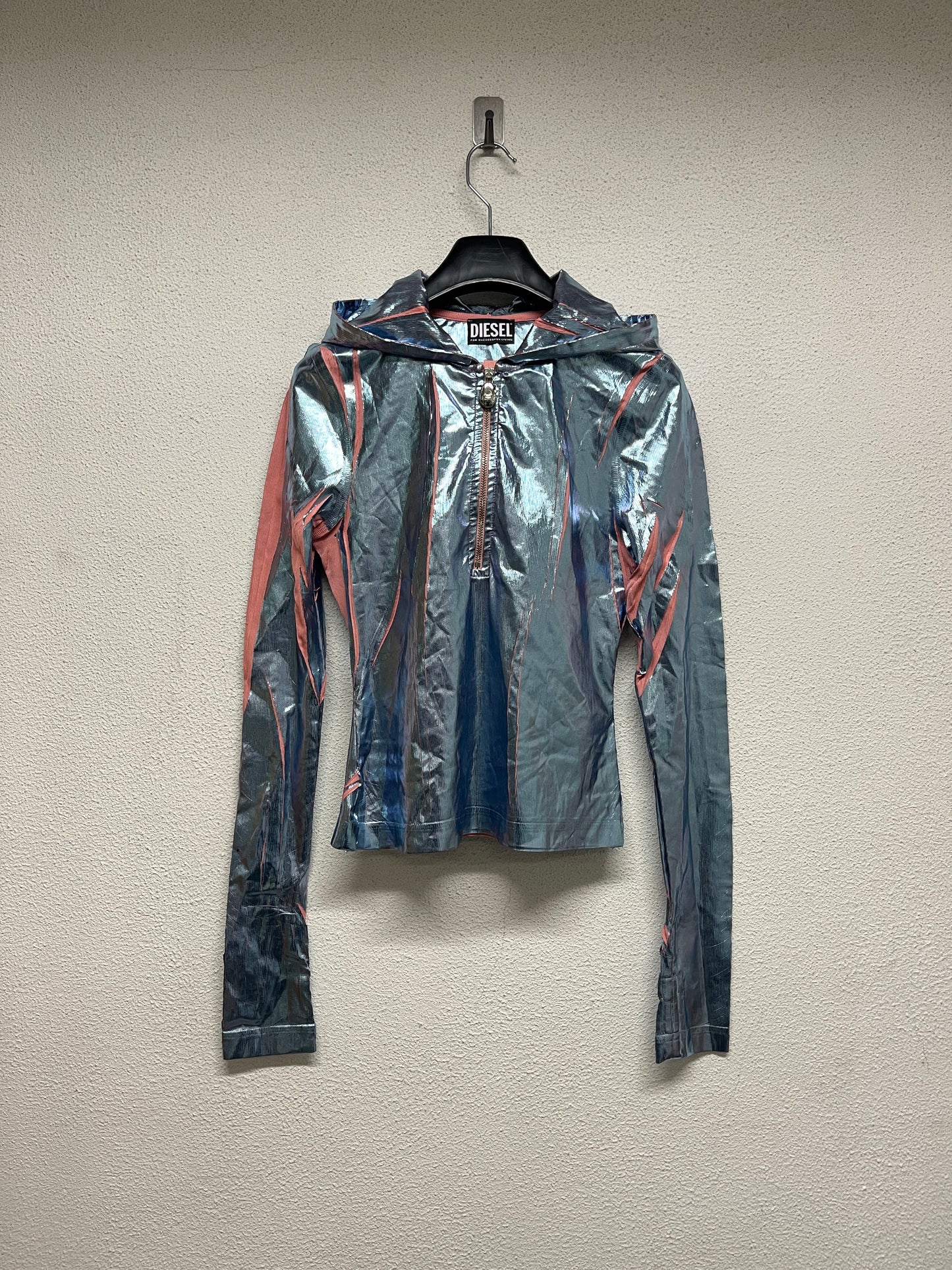DIESEL by Glenn Martens metallic blue and pink twin set (M)