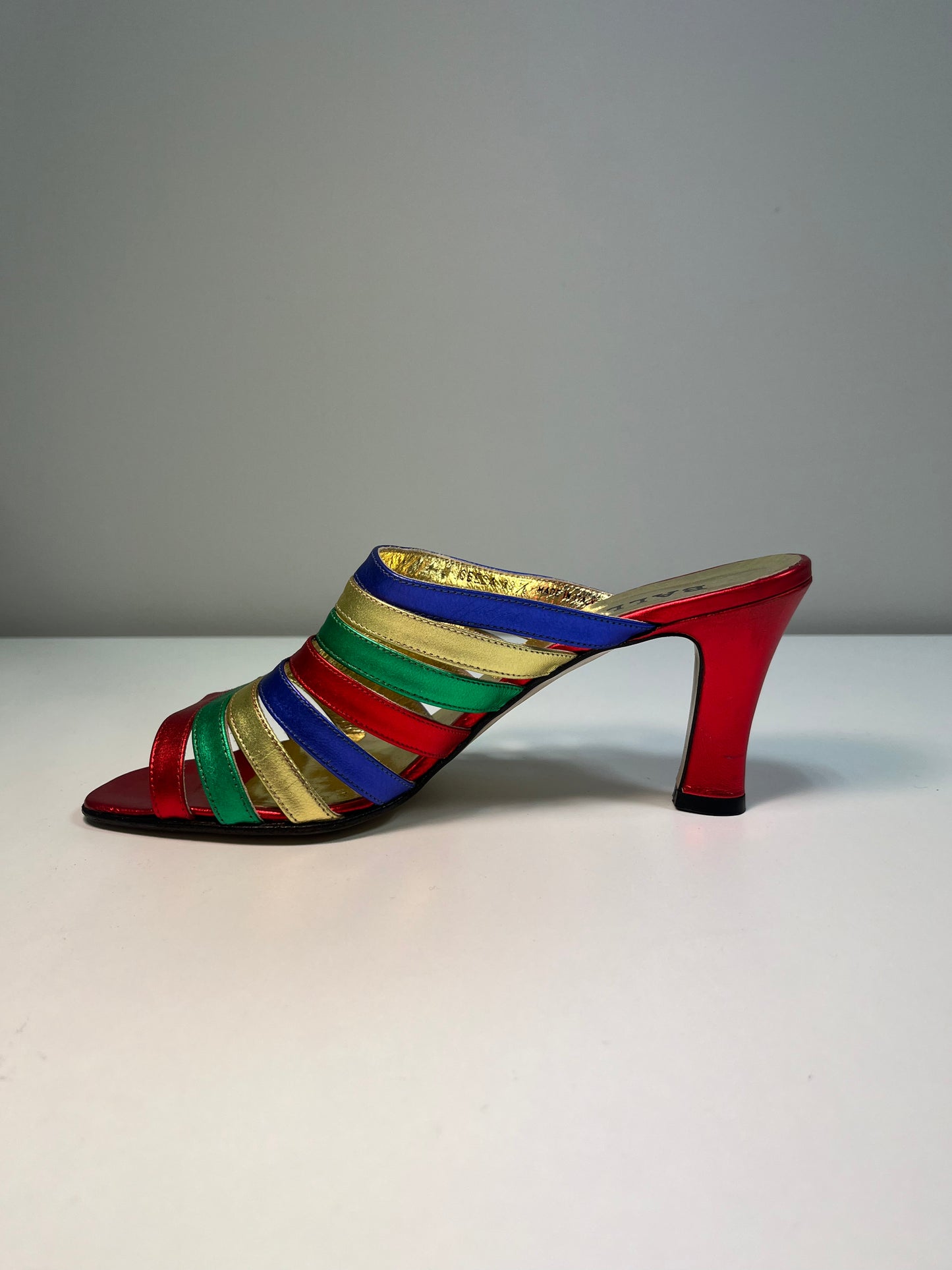 BALLY multicolour leather mules (38.5)