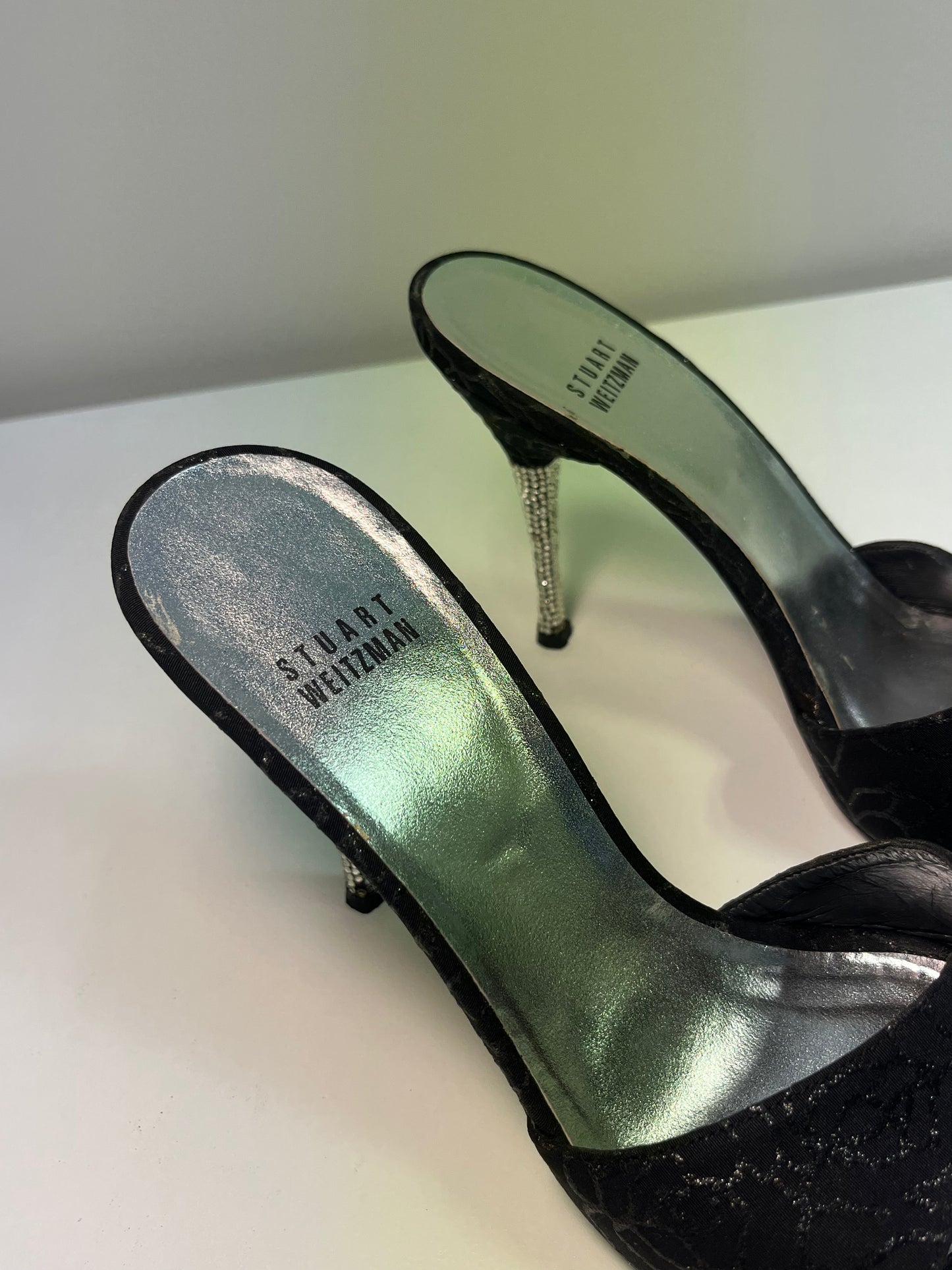 STUART WEITZMAN black sandals (39)