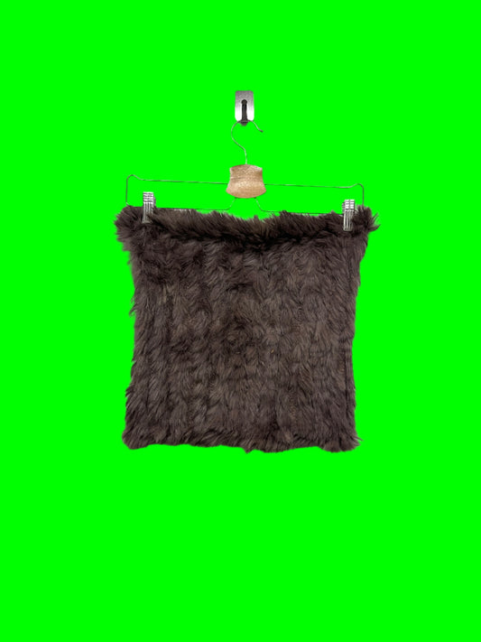 VINTAGE real fur tube top or scarf (M)