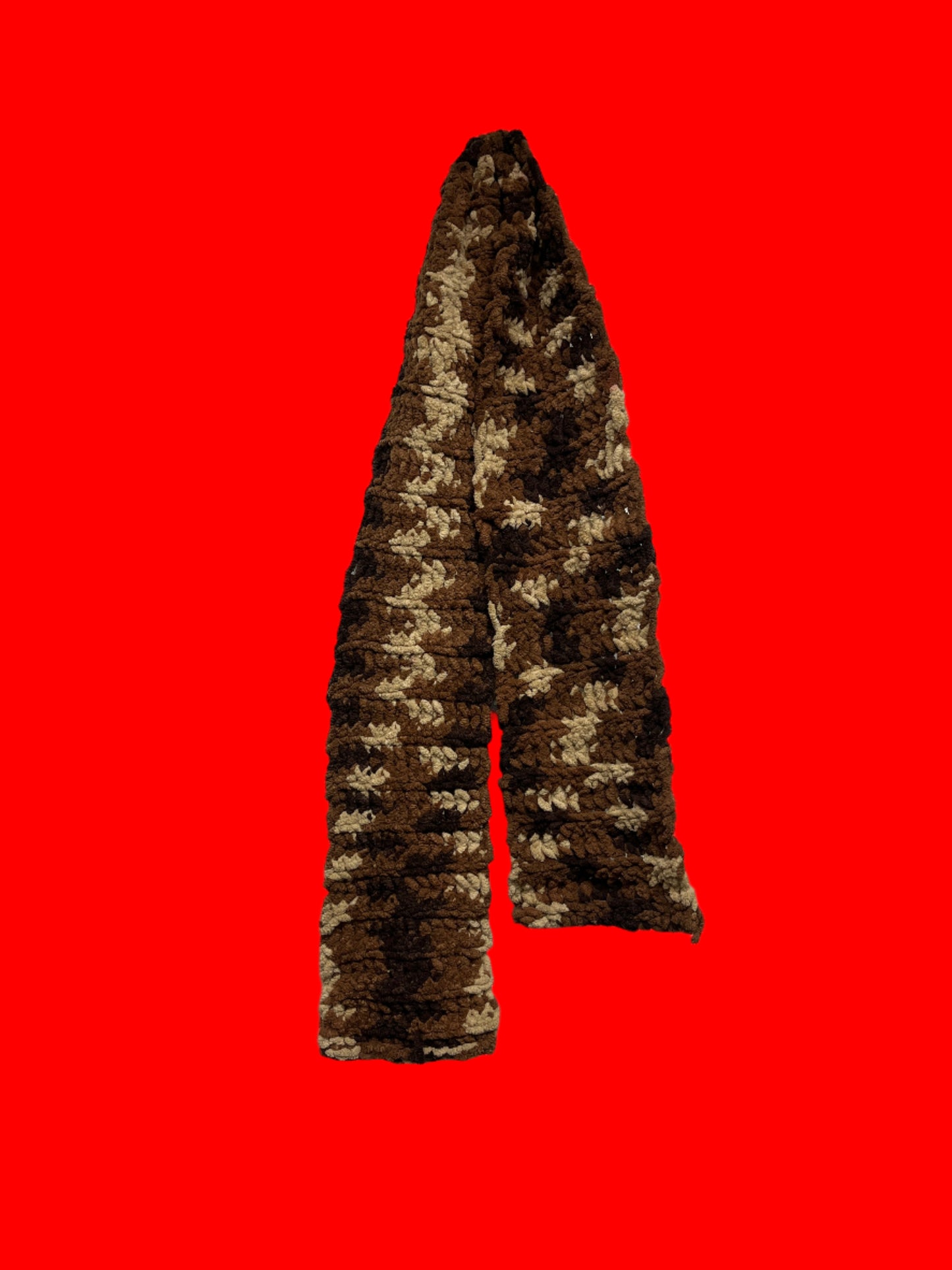 VINTAGE handmade wool scarf
