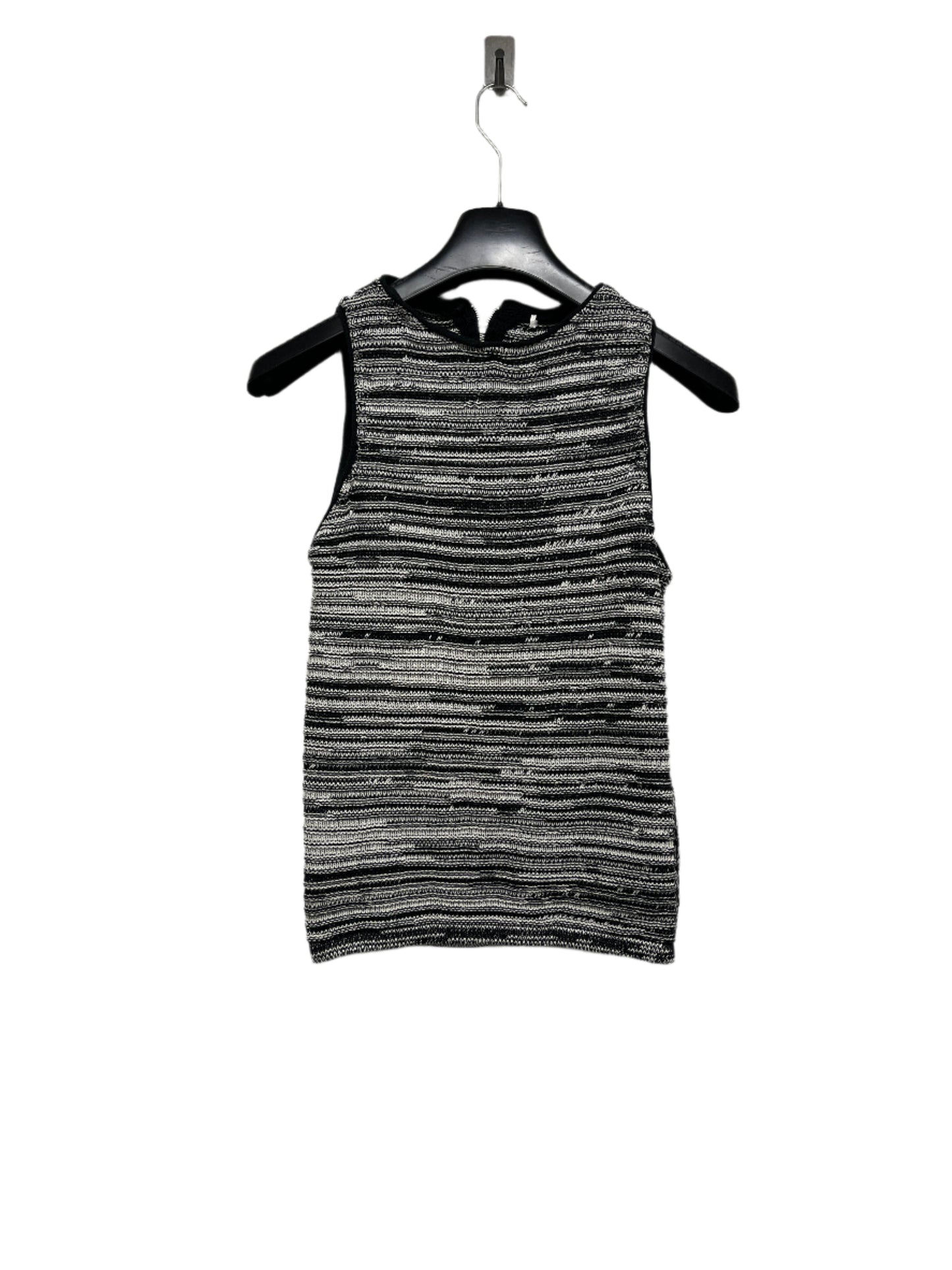 VINTAGE tweed sleeveless top (S)