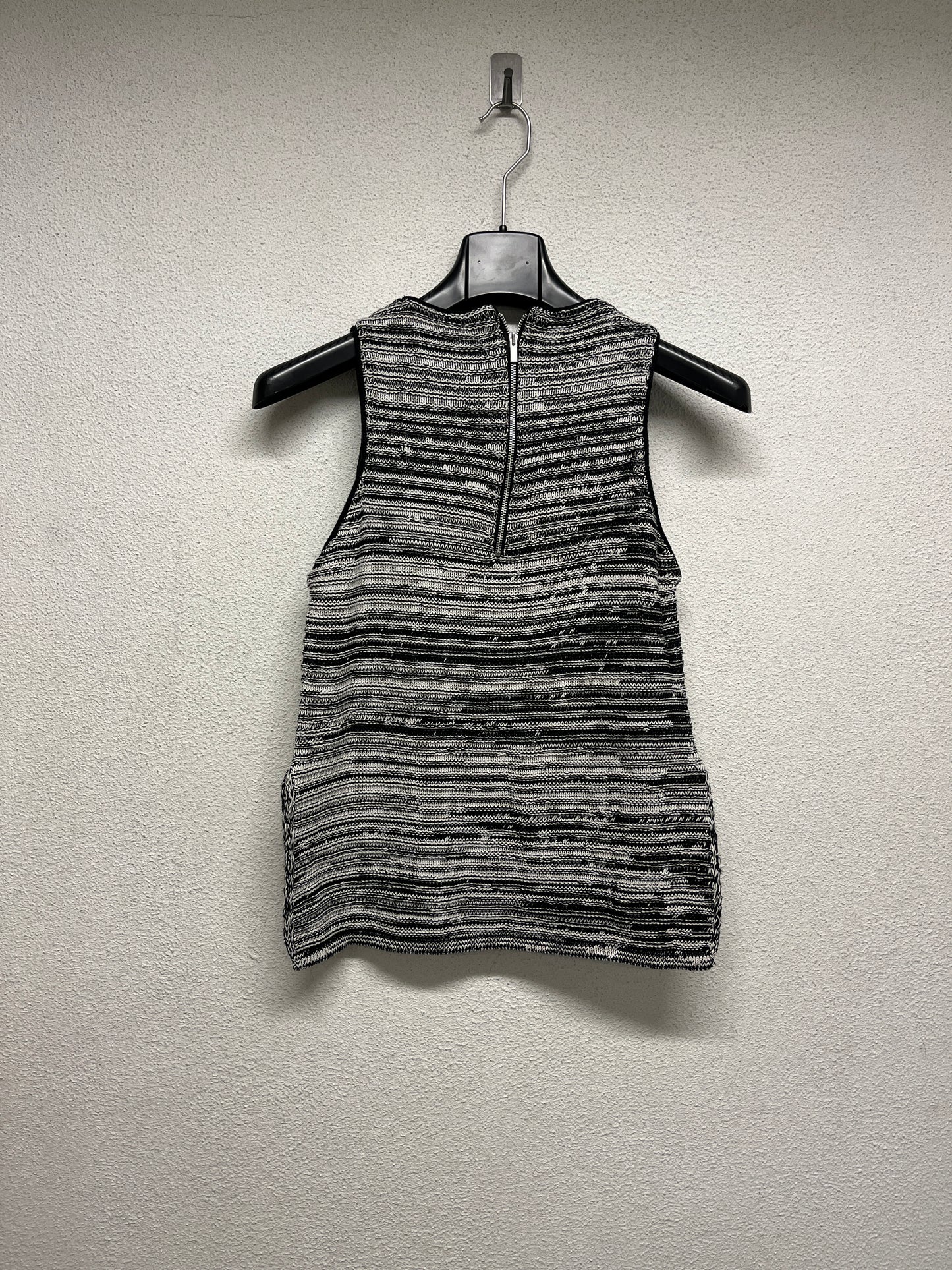 VINTAGE tweed sleeveless top (S)