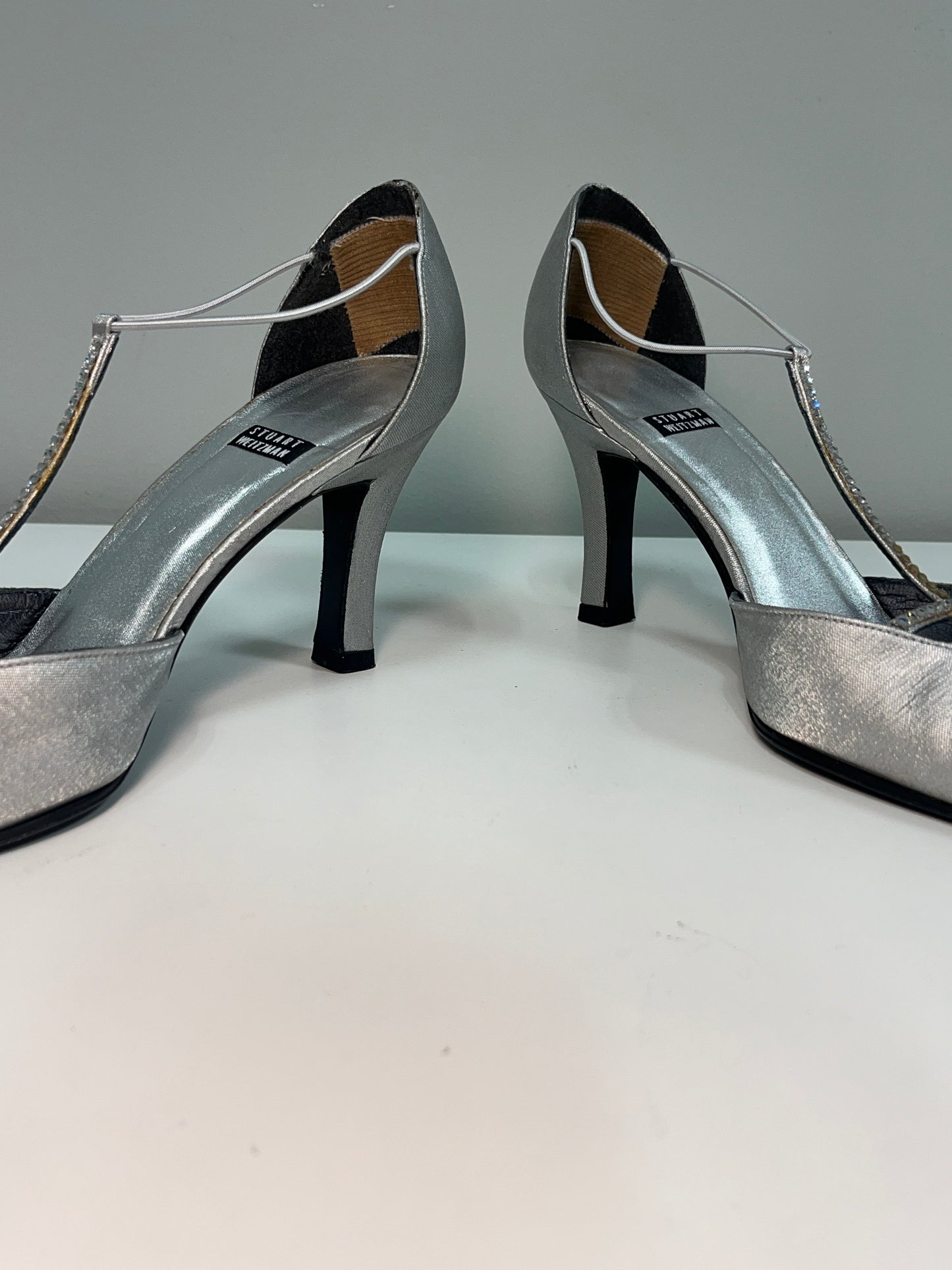 STUART WEITZMAN rhinestones strap mary janes heels (37)