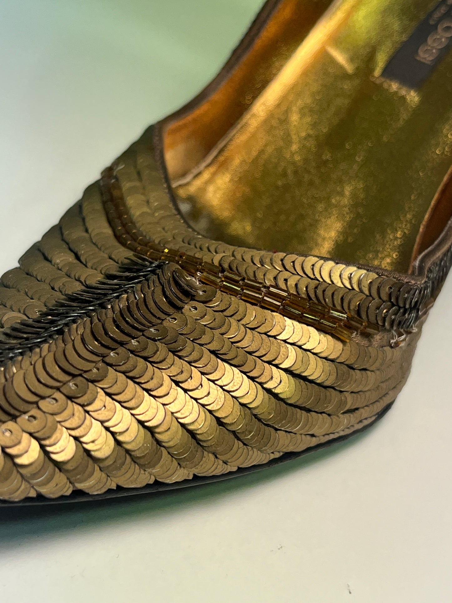SERGIO ROSSI sequin heels (36)