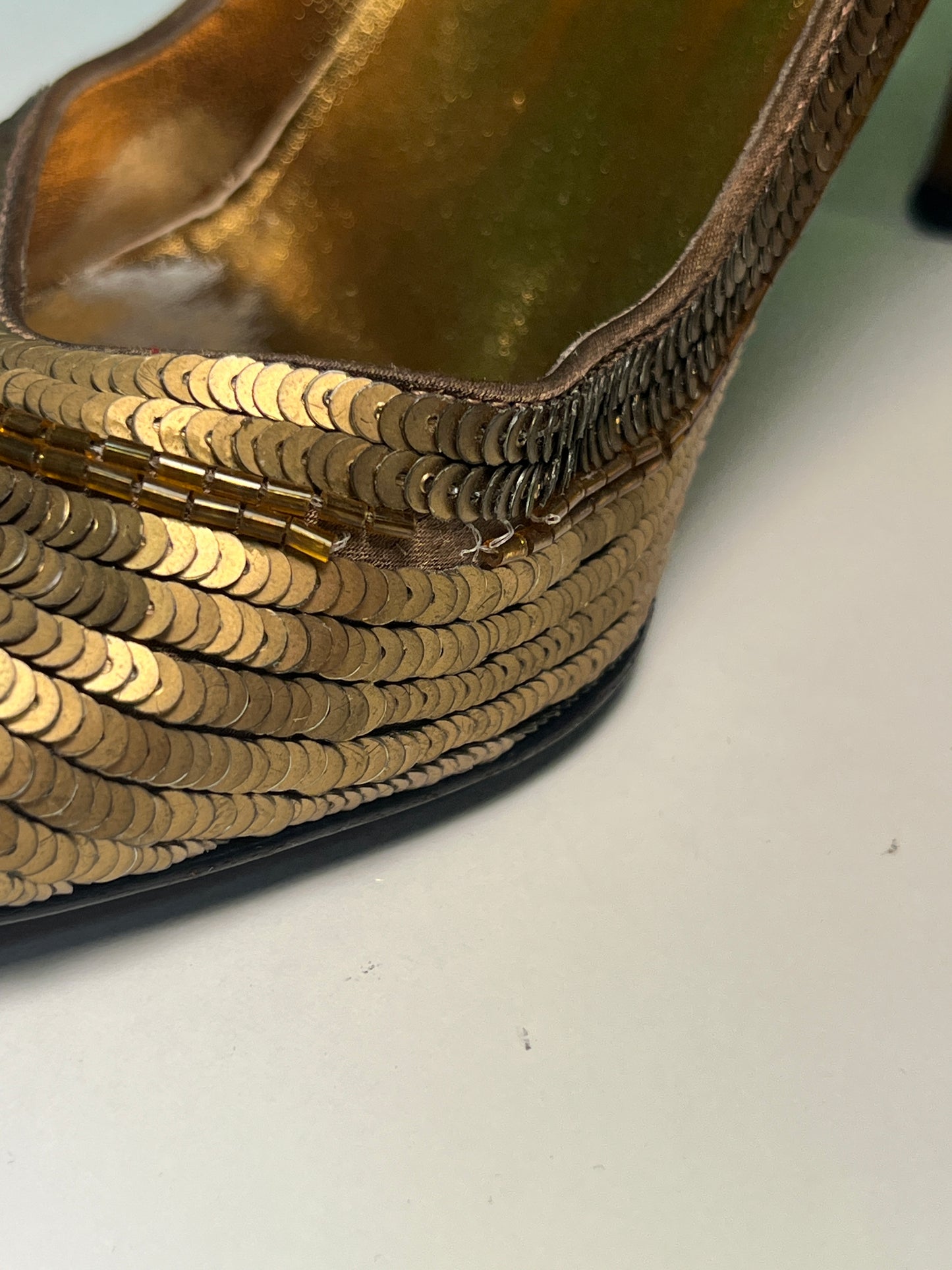 SERGIO ROSSI sequin heels (36)