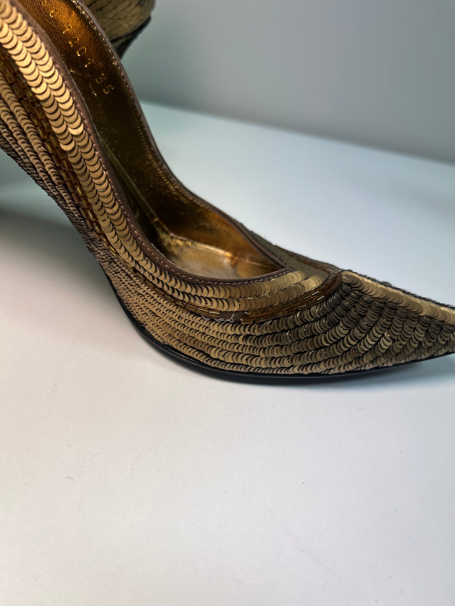SERGIO ROSSI sequin heels (36)