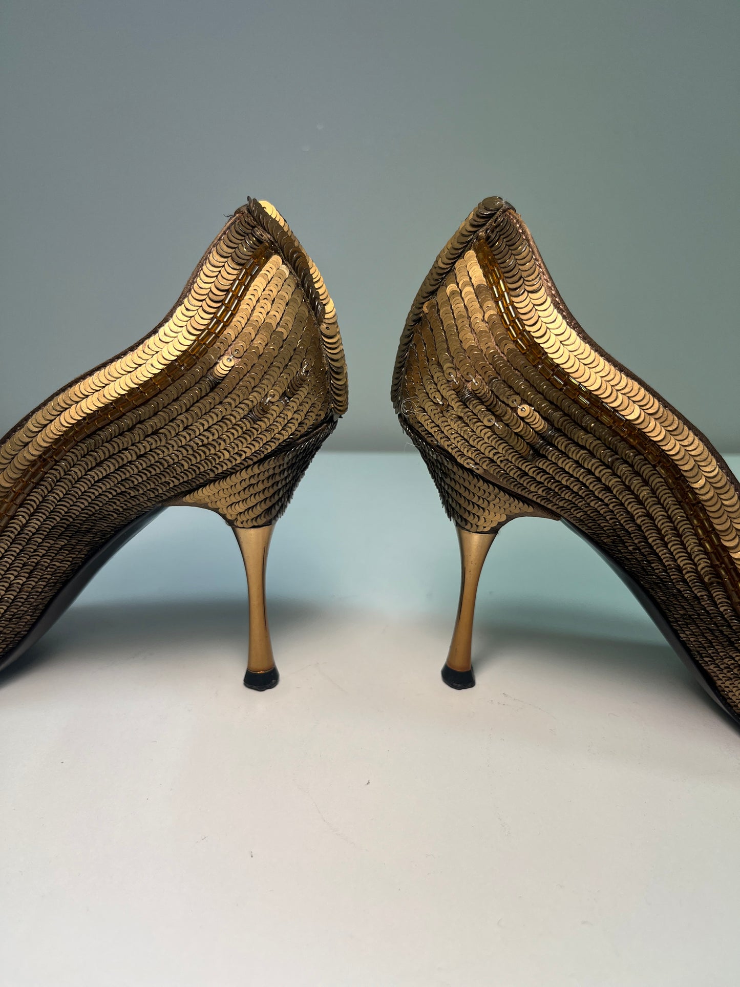 SERGIO ROSSI sequin heels (36)