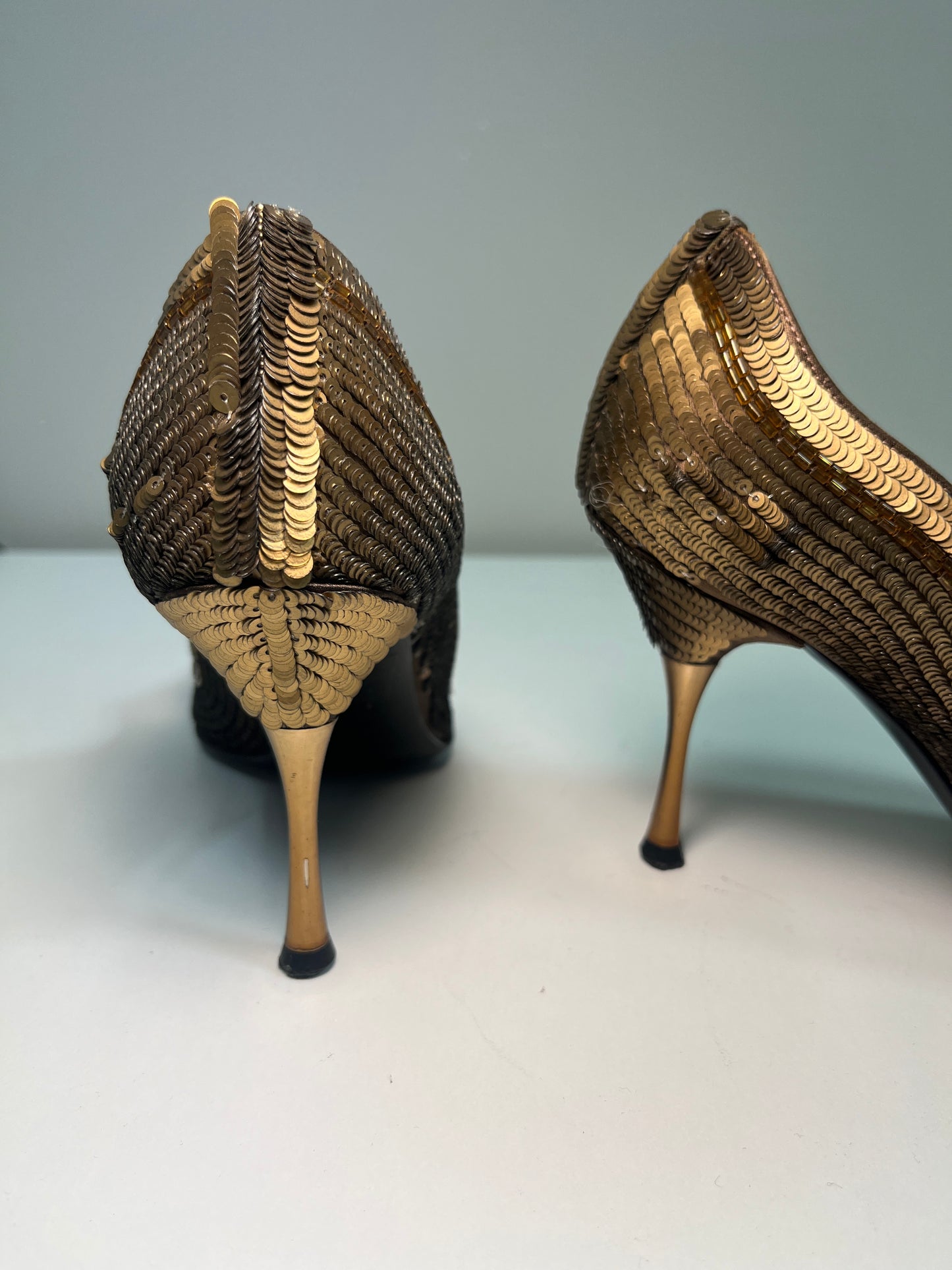 SERGIO ROSSI sequin heels (36)