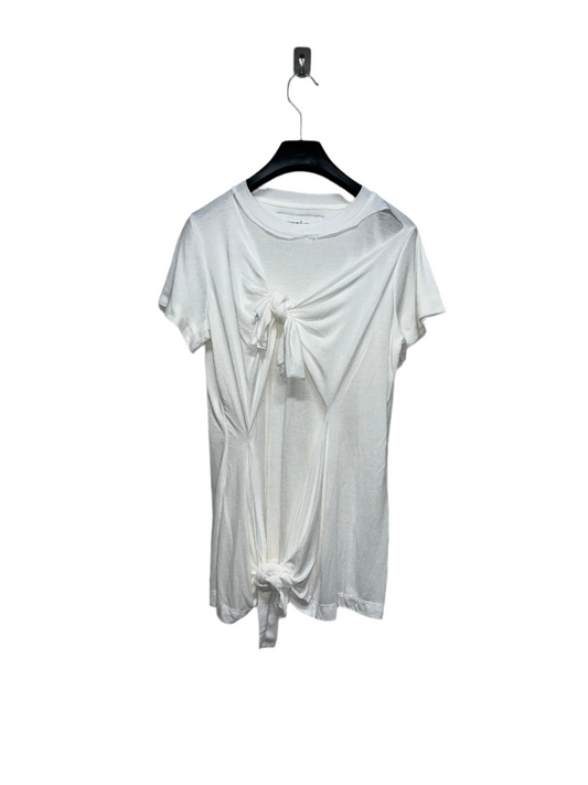 MARQUES/ALMEIDA white cotton stretchy T-shirt (XS/S)