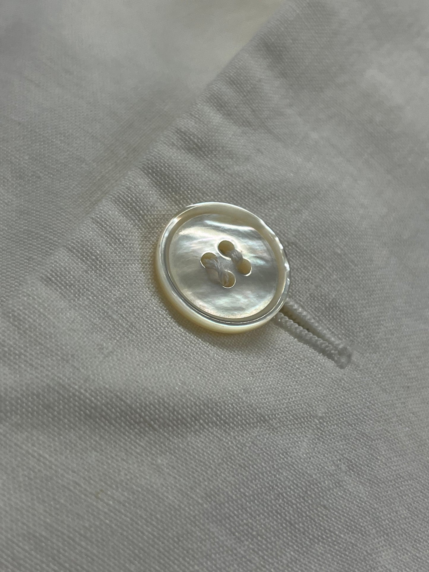 ZEGNA white-cream linen blazer (XL)