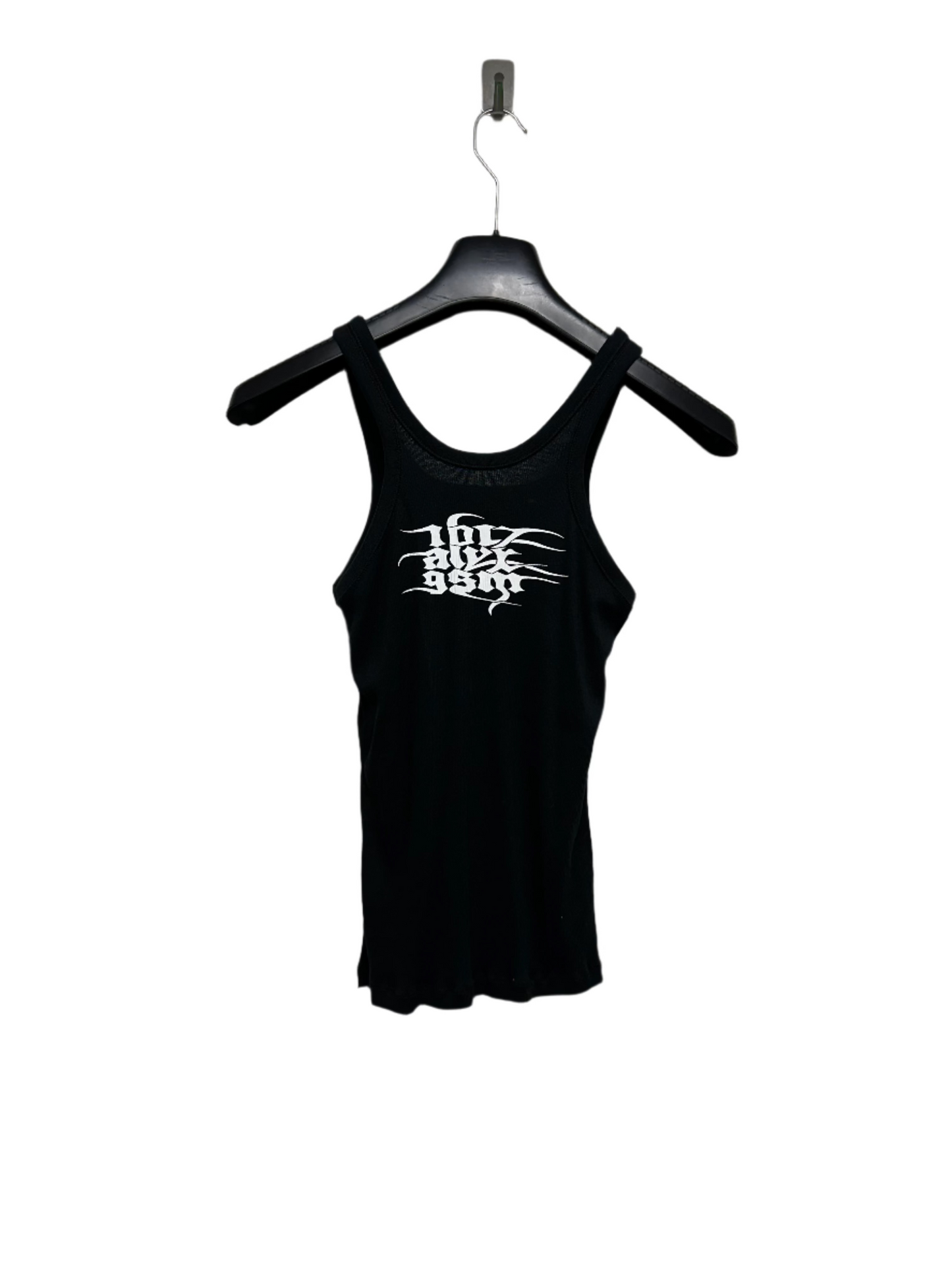 ALYX black goth graphic tank top (S)