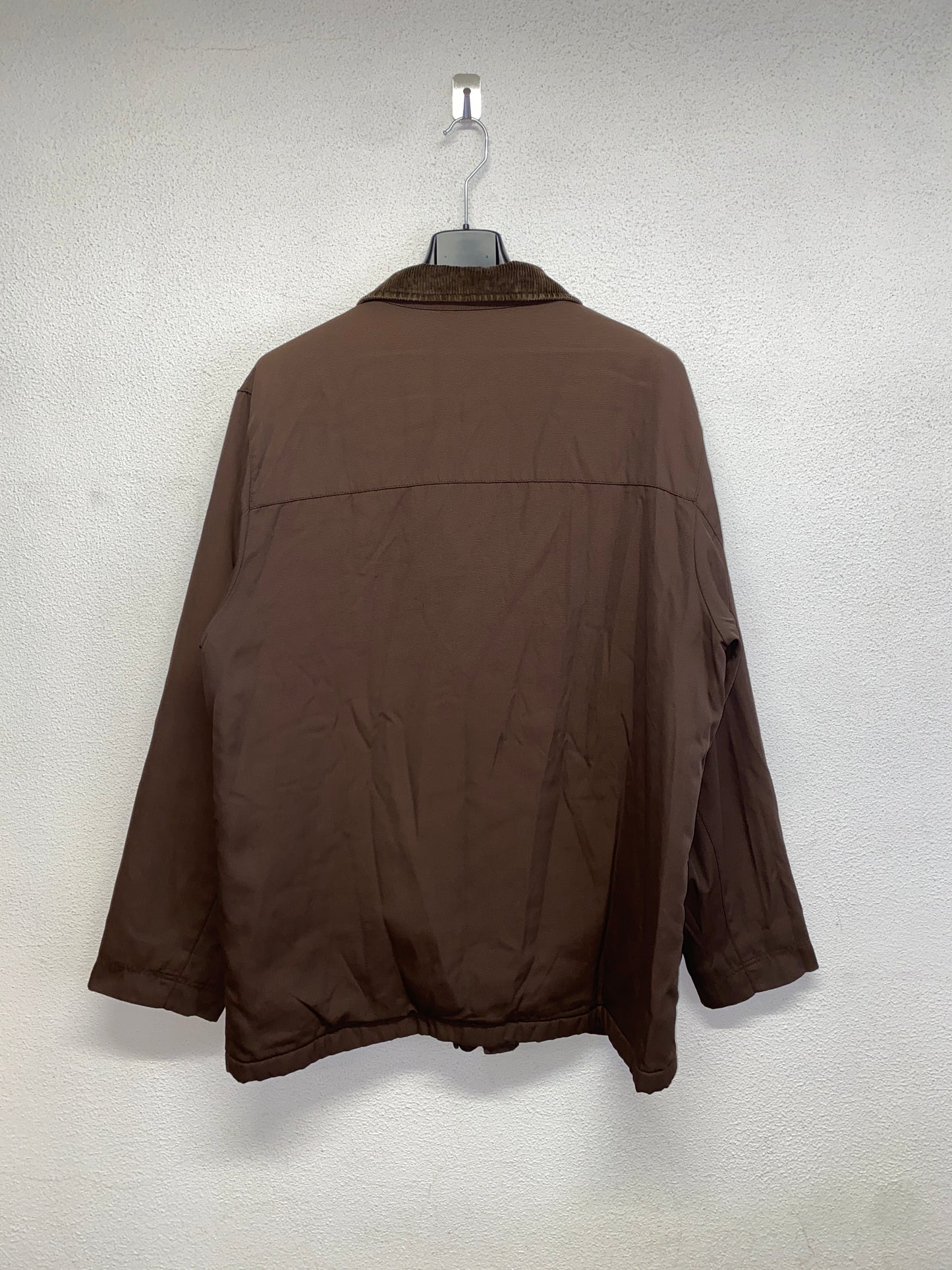 BURBERRY brown nylon coat (XXL)