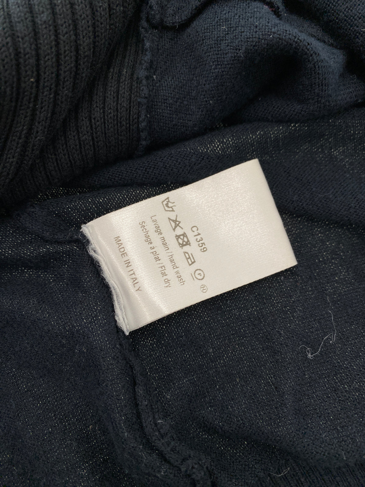 Marithé & François Girbaud navy cardigan (M)