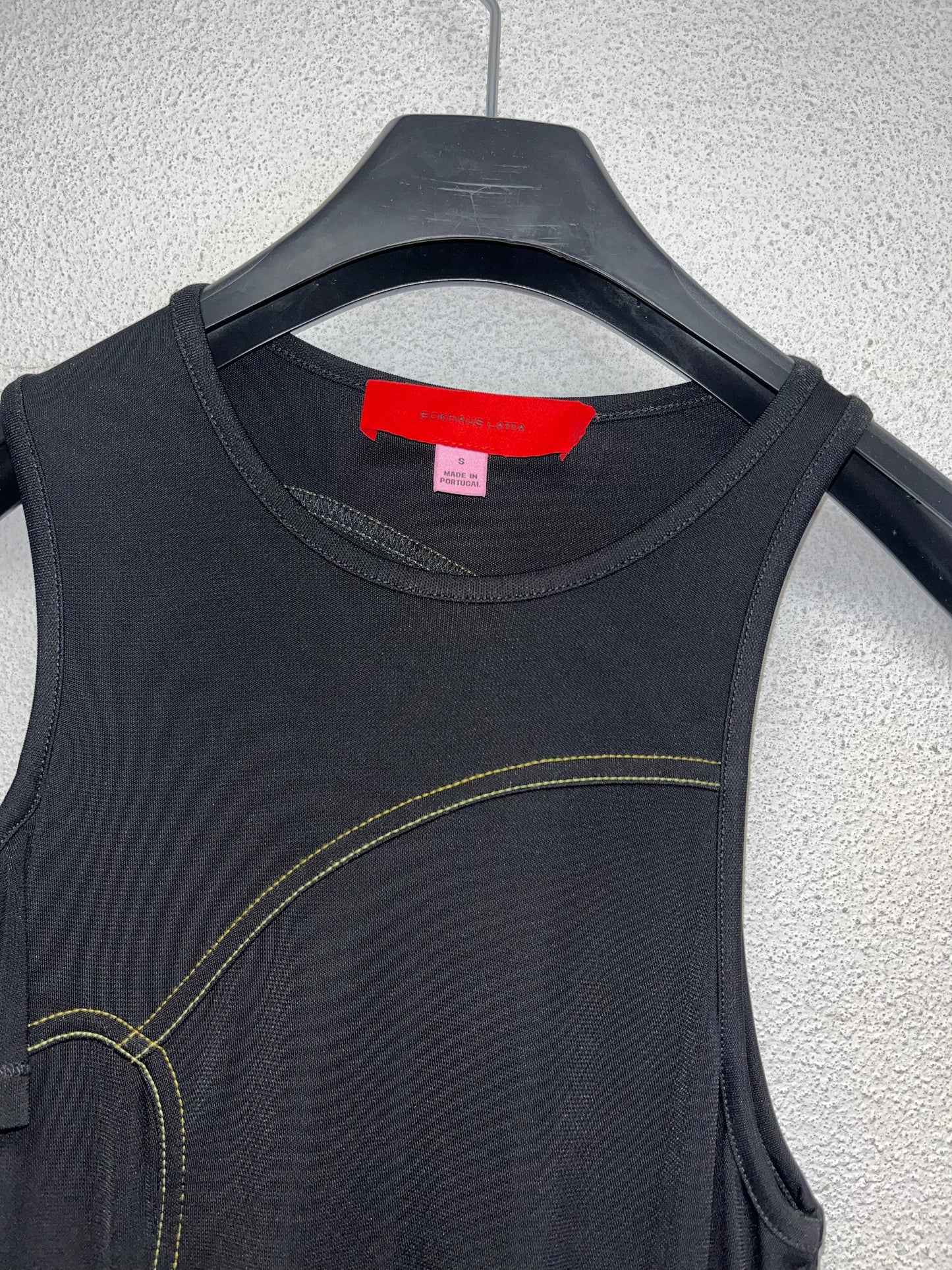 ECKHAUS LATTA stretchy black dress (S)