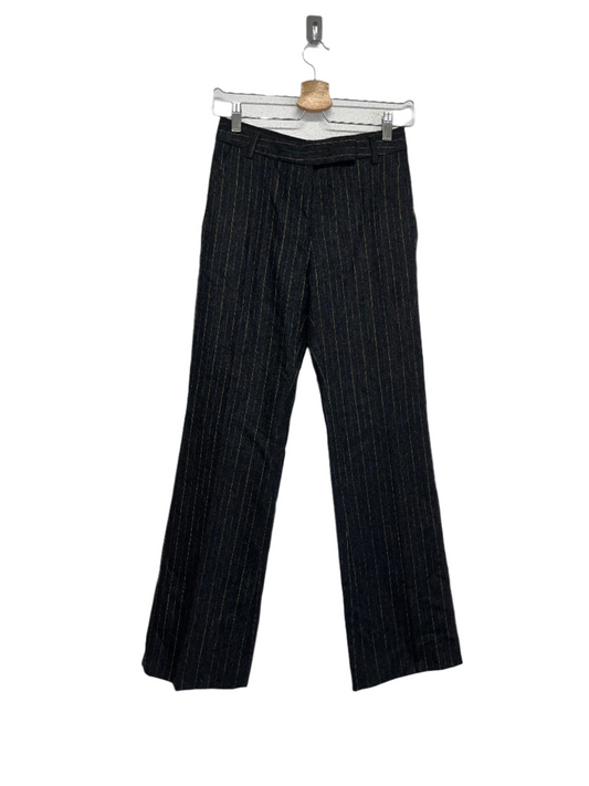 PAUL SMITH black striped wool trousers (38/XS)