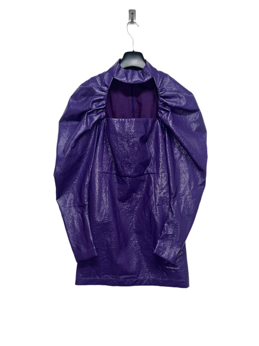 ROTATE purple vegan leather dress (42/XL)