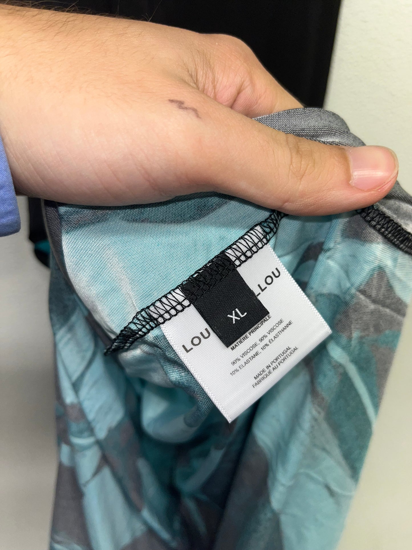 LOUISA BALLOU turquoise sleeveless maxi dress (XL)