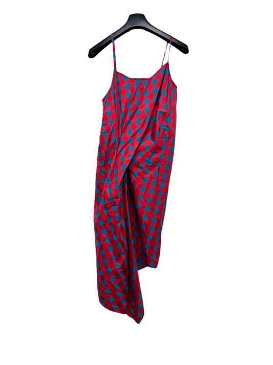 MARQUES/ALMEIDA asymmetrical checkered dress (M)