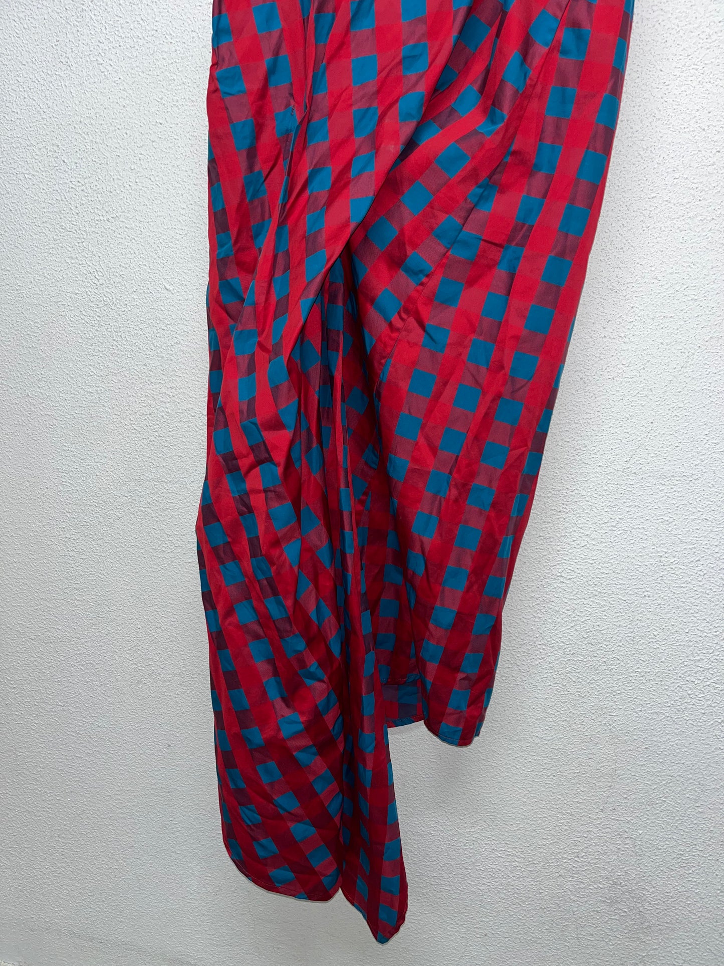 MARQUES/ALMEIDA asymmetrical checkered dress (M)