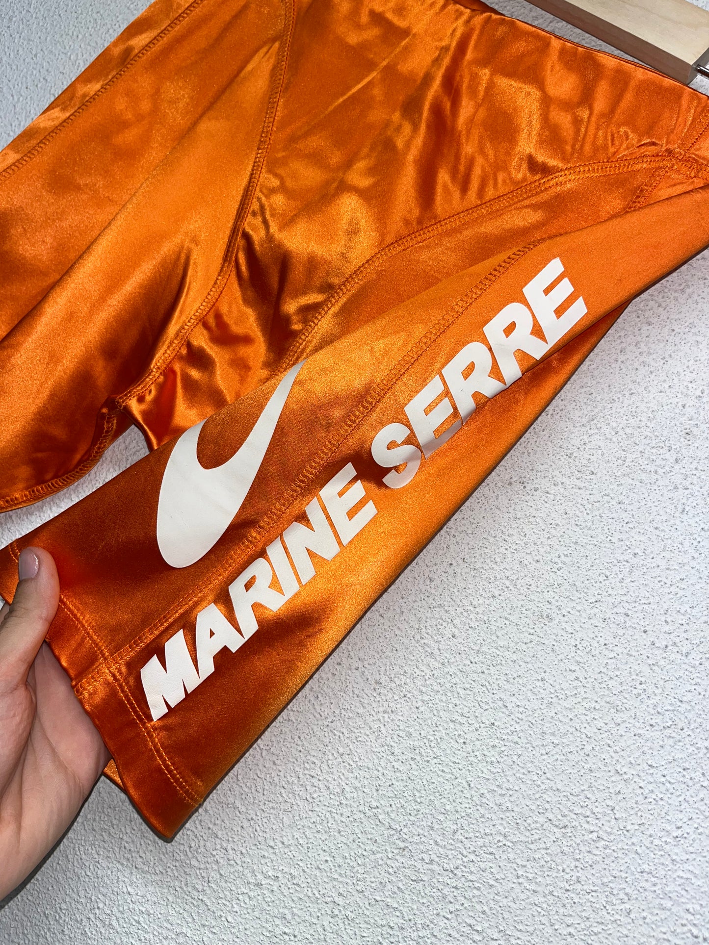 MARINE SERRE SS19 orange shorts (M)