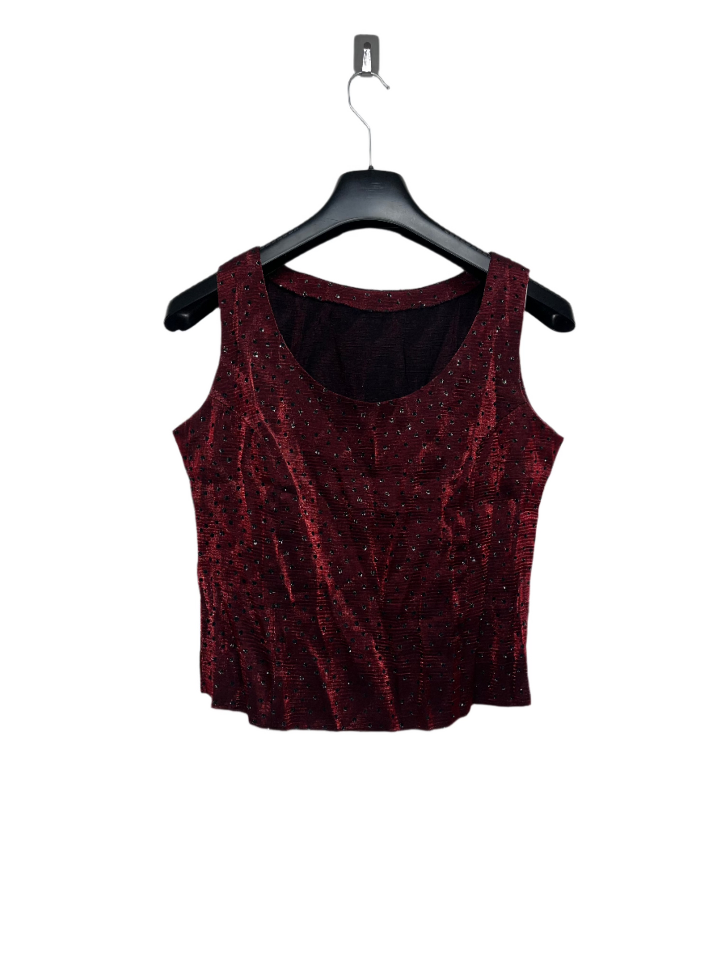 VINTAGE burgundy top (L)