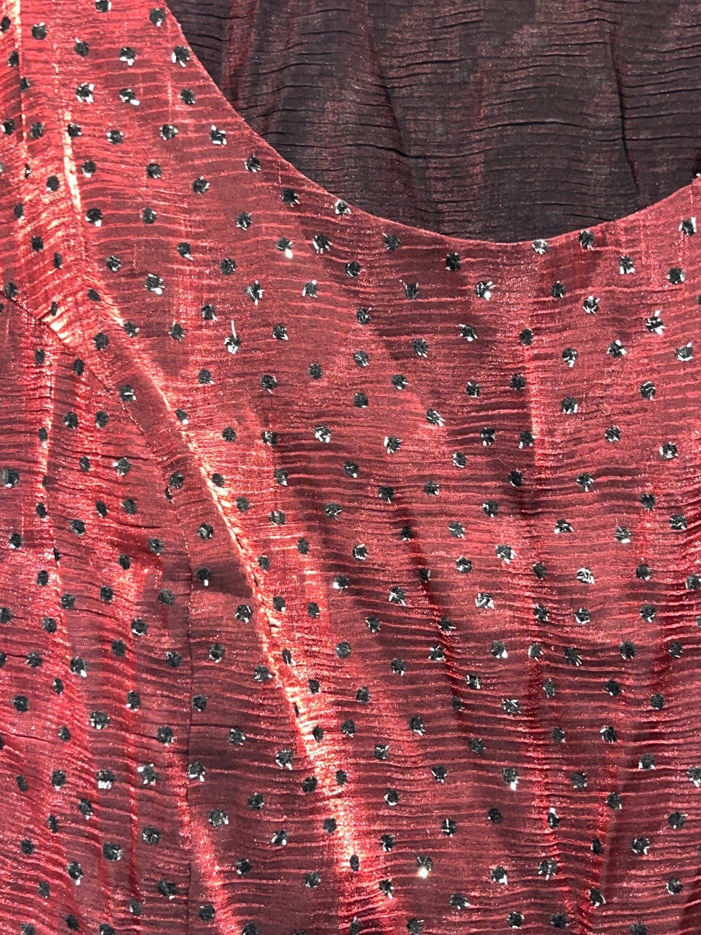VINTAGE burgundy top (L)