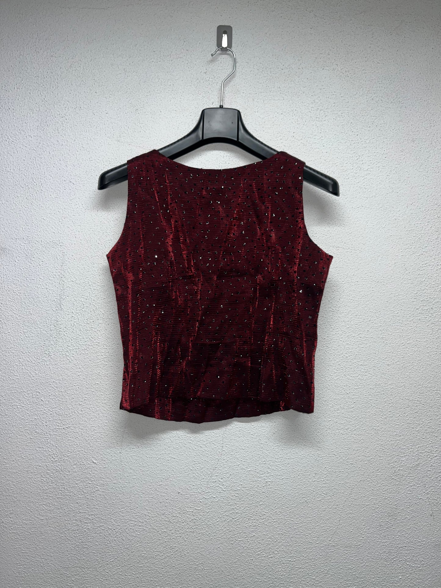 VINTAGE burgundy top (L)