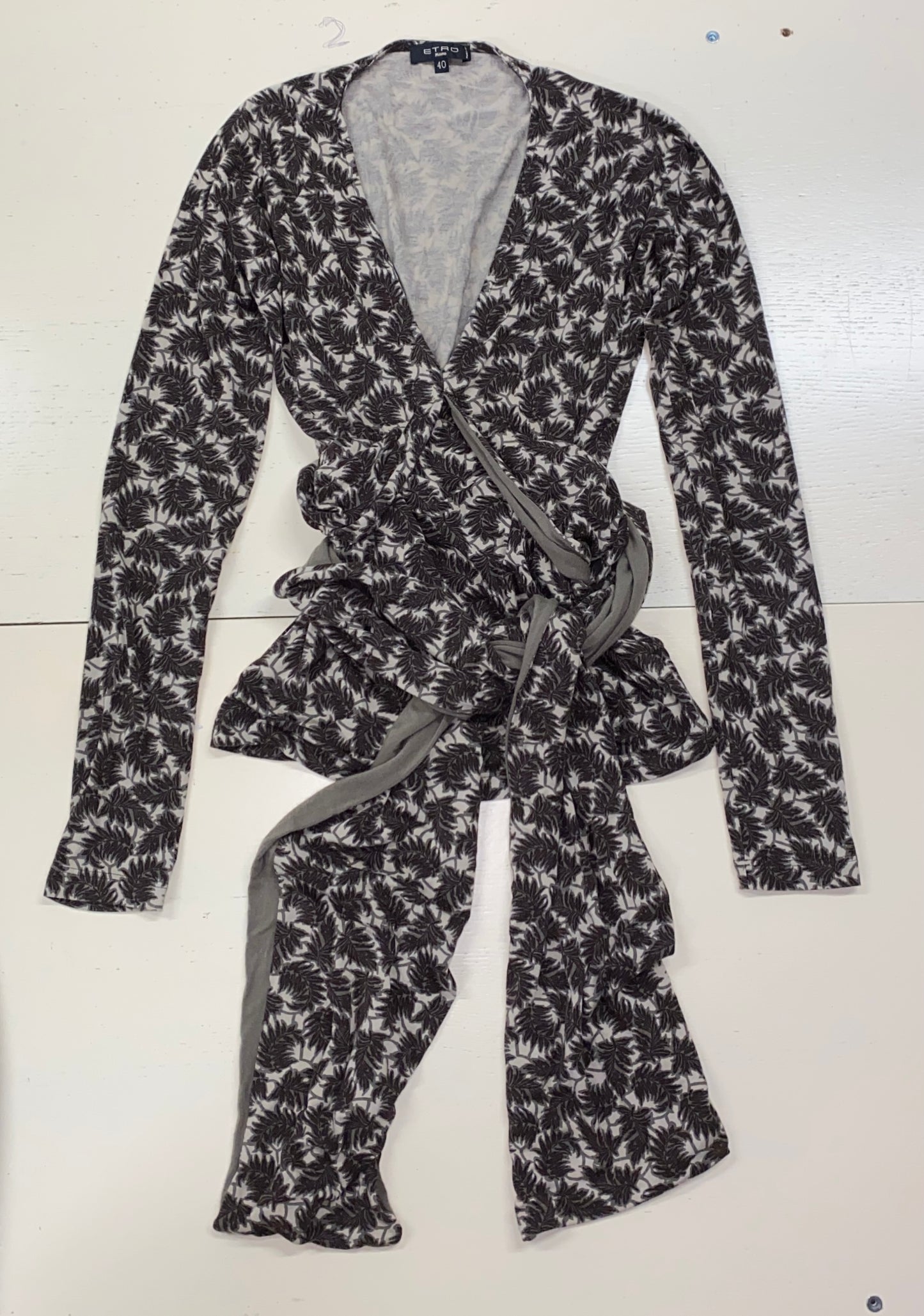 ETRO belted top (40/XS)
