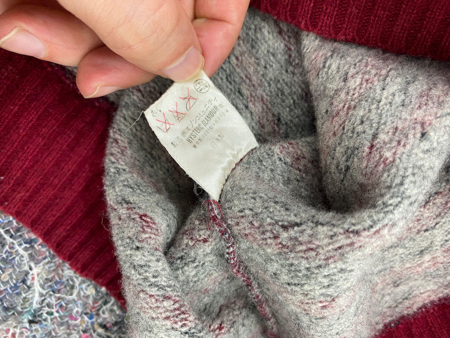 HYSTERIC GLAMOUR wool knit sweater (S)