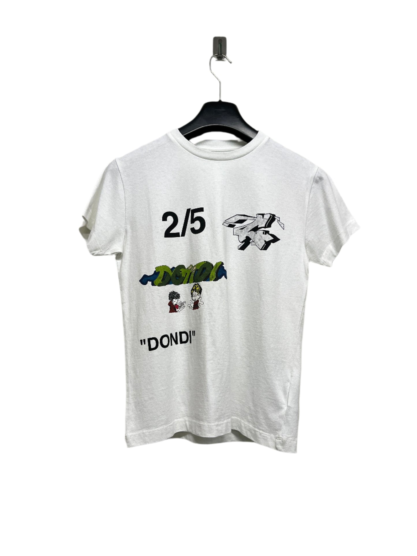 OFF-WHITE by Virgil Abloh rare 2019 Dondi 2/5 graffiti graphic t-shirt (XS)