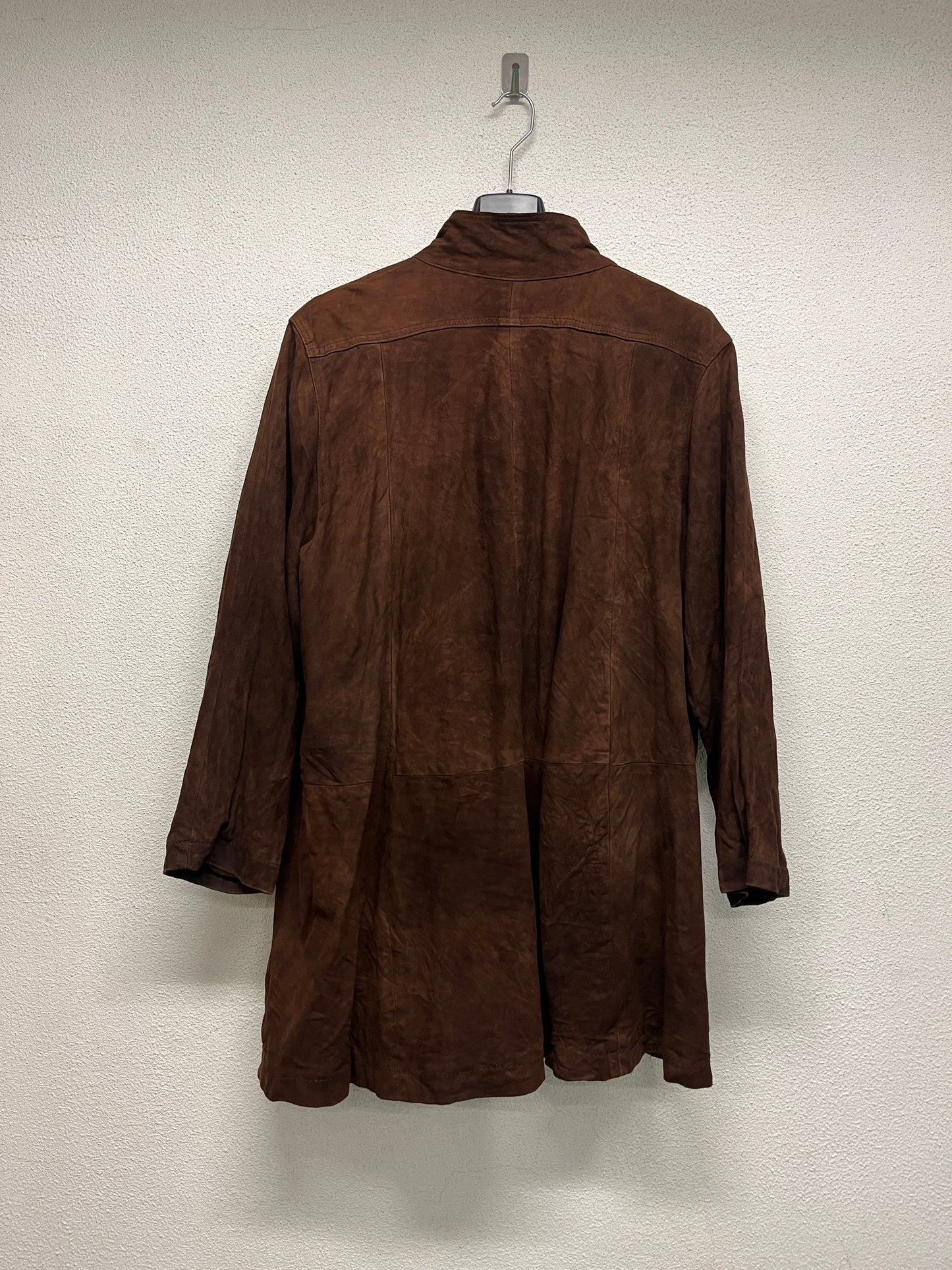 VINTAGE leather brown jacket (L/XL)