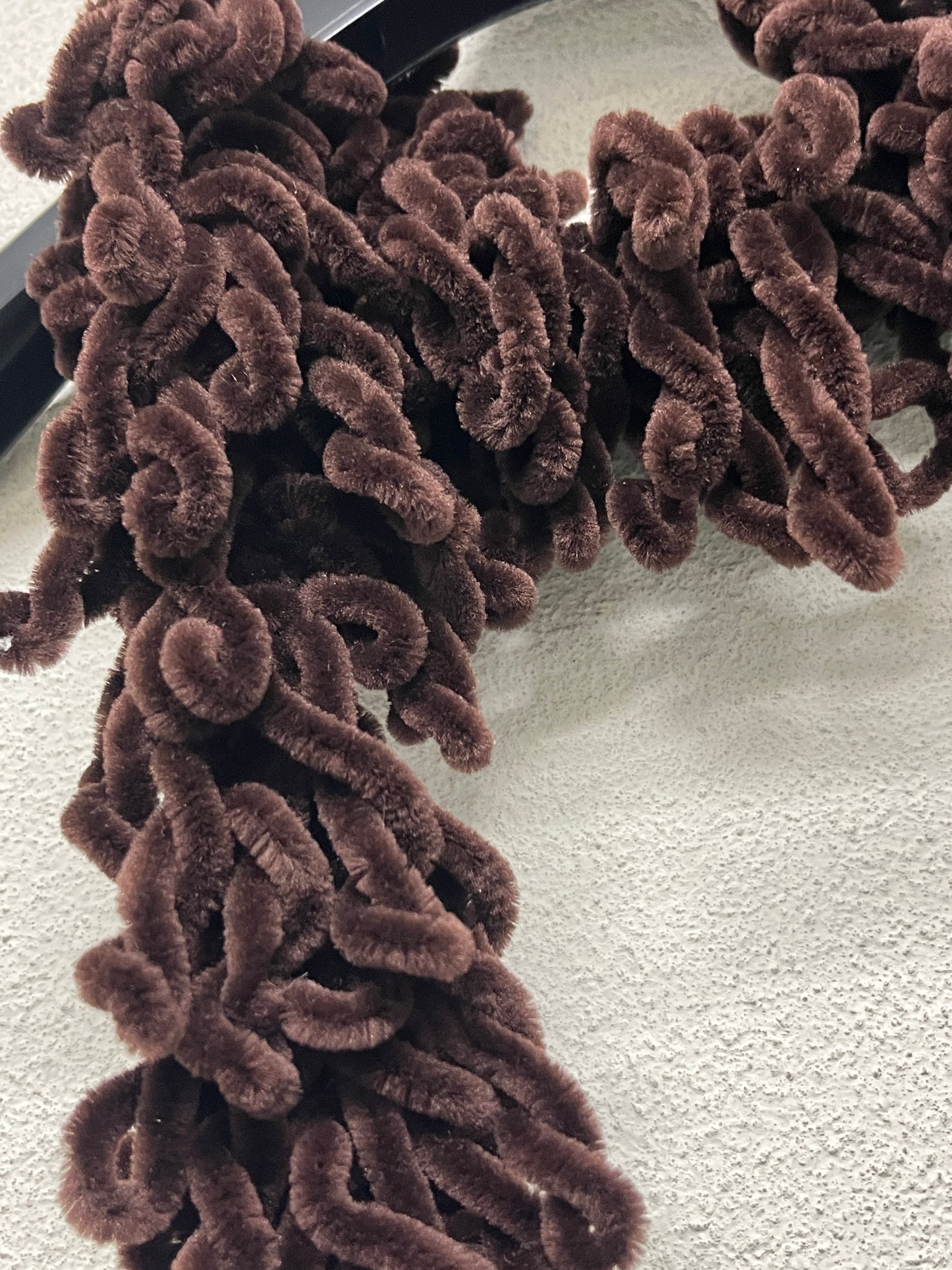 VINTAGE brown scarf
