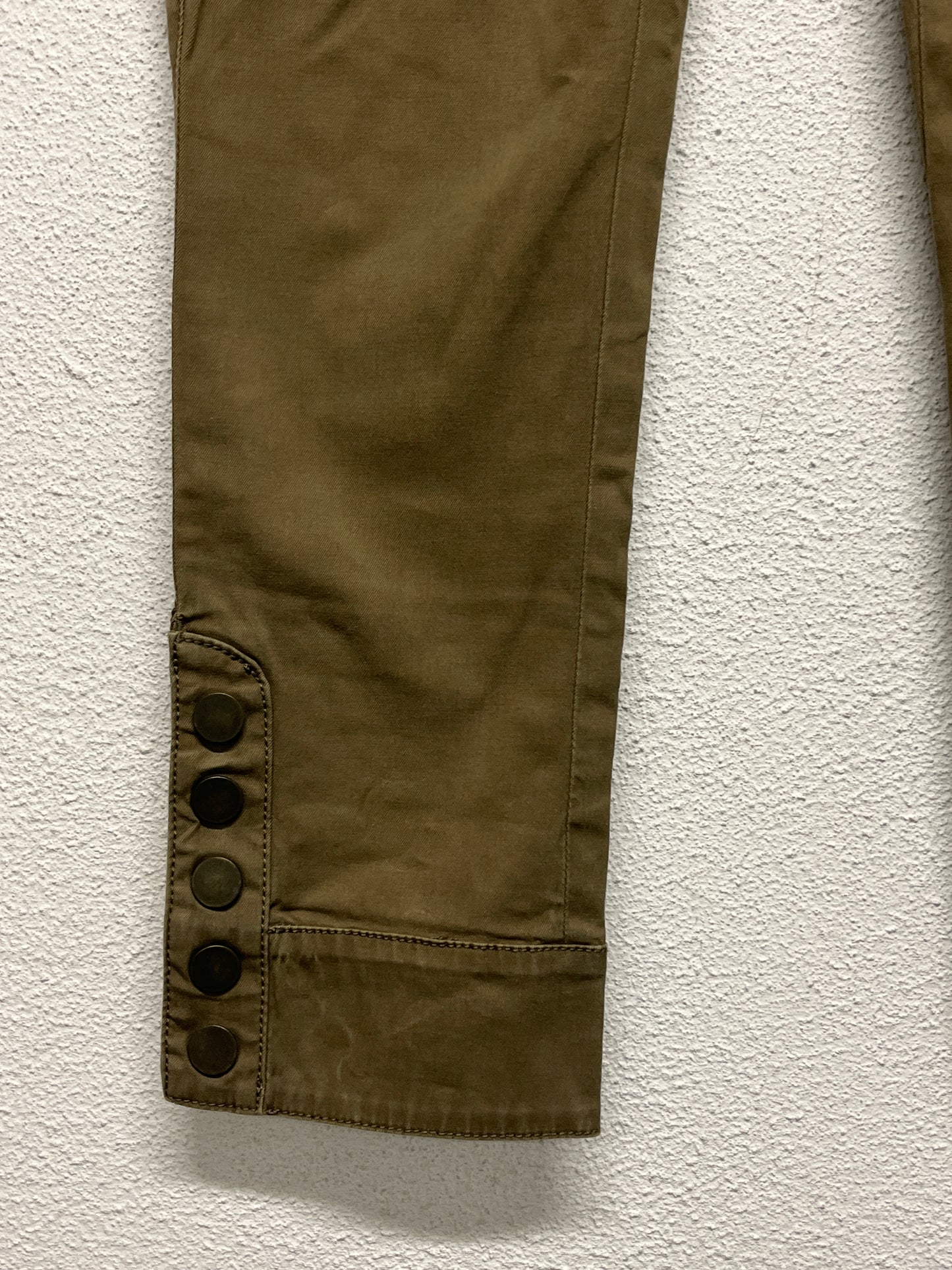 ALEXANDER MCQUEEN khaki multi-pocket trousers (S/M)