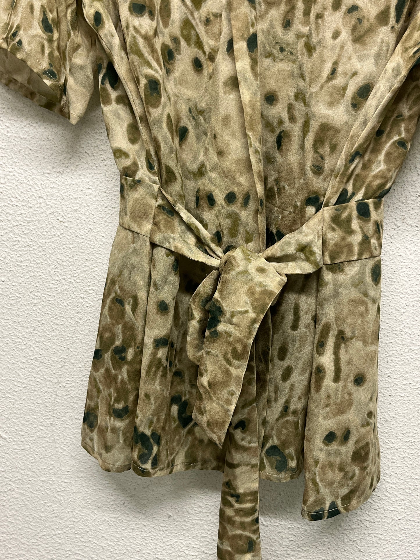 KENZO mesh abstract blouse (L)