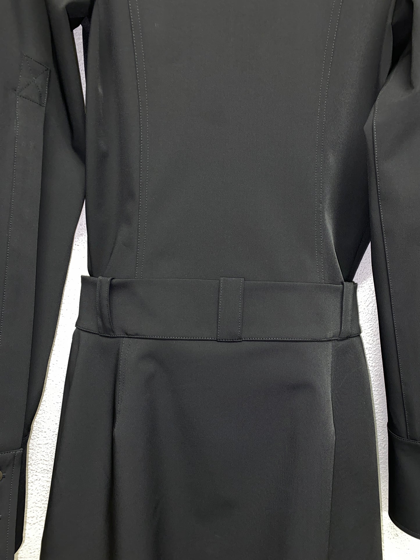 EYTYS black nylon utility mini dress (34/XS)