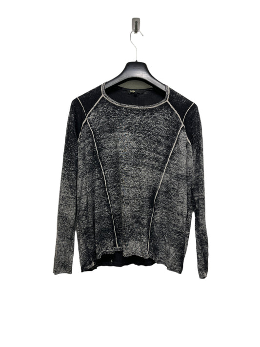 MAJE  silk & cashmere longsleeve sweater (M)