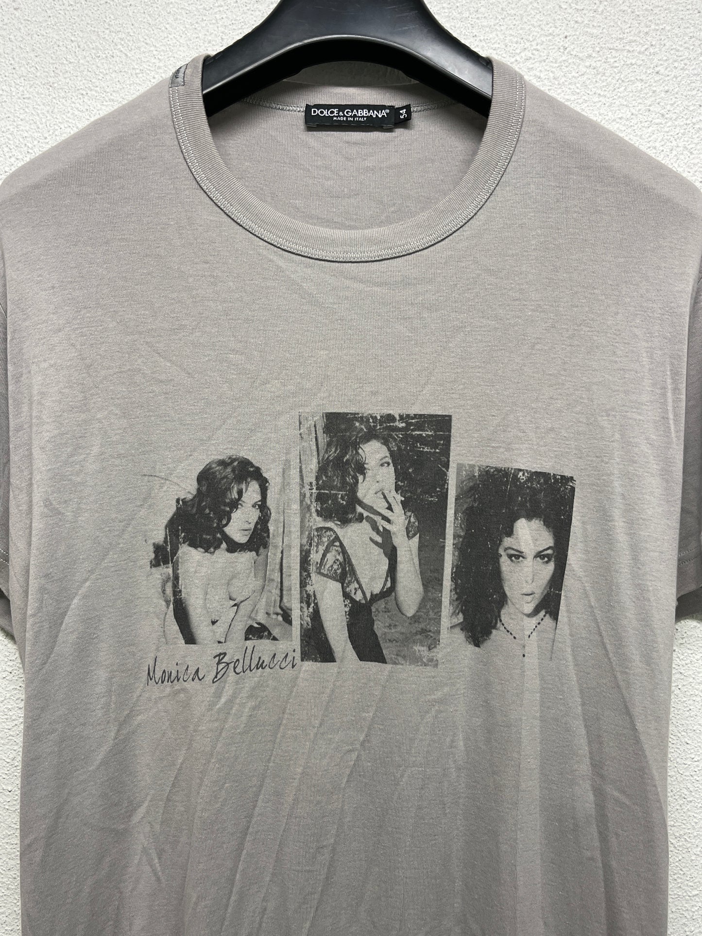 DOLCE & GABBANA 'monica belluci' graphic t-shirt (XL)