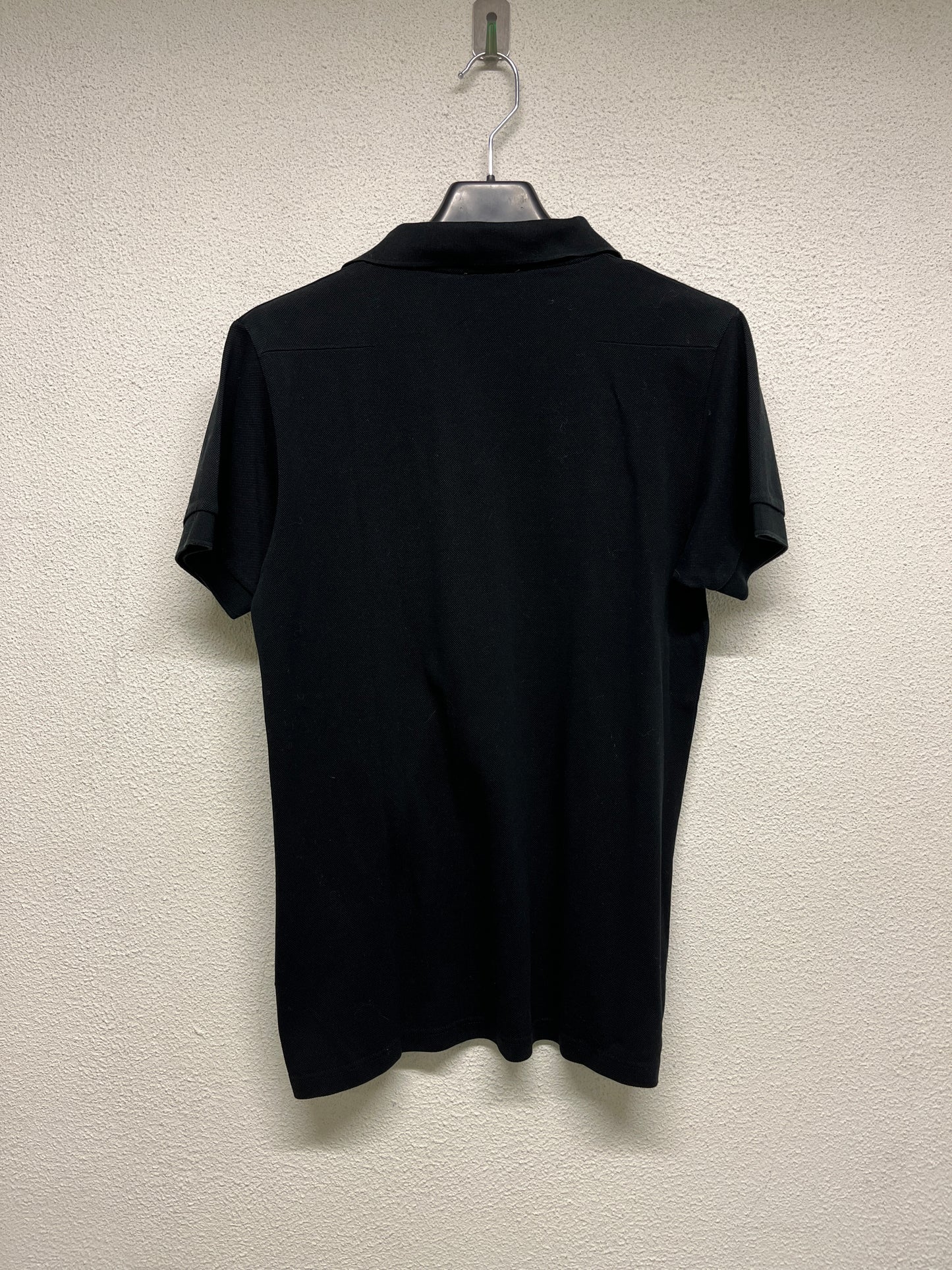DIOR 'Forget me not' black cotton polo polo (XS)