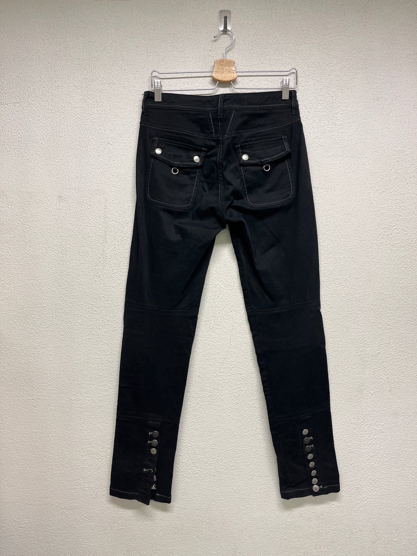 MARITHÉ & FRANÇOIS GIRBAUD bootcut snap-off button trousers (M)
