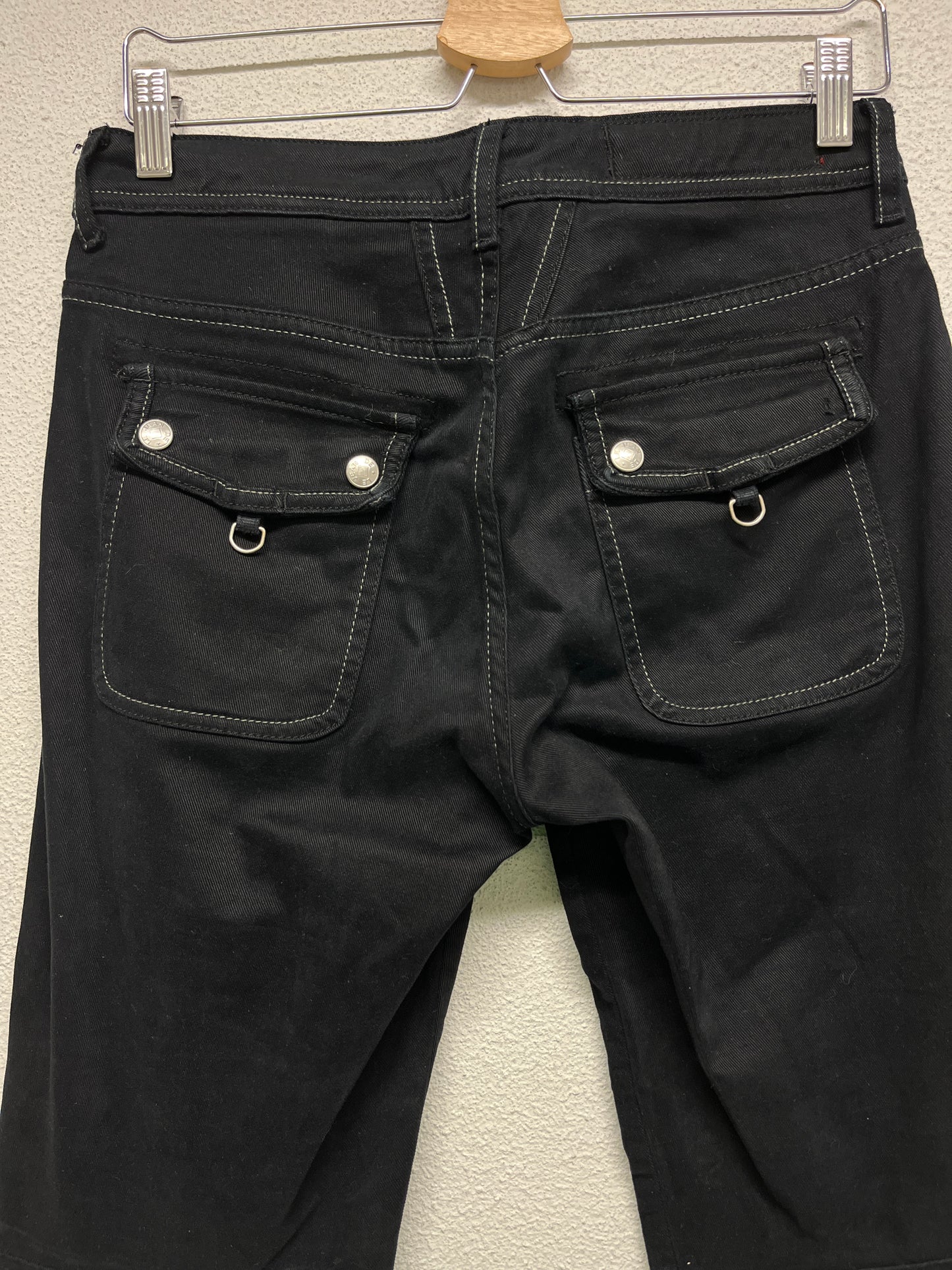 MARITHÉ & FRANÇOIS GIRBAUD bootcut snap-off button trousers (M)