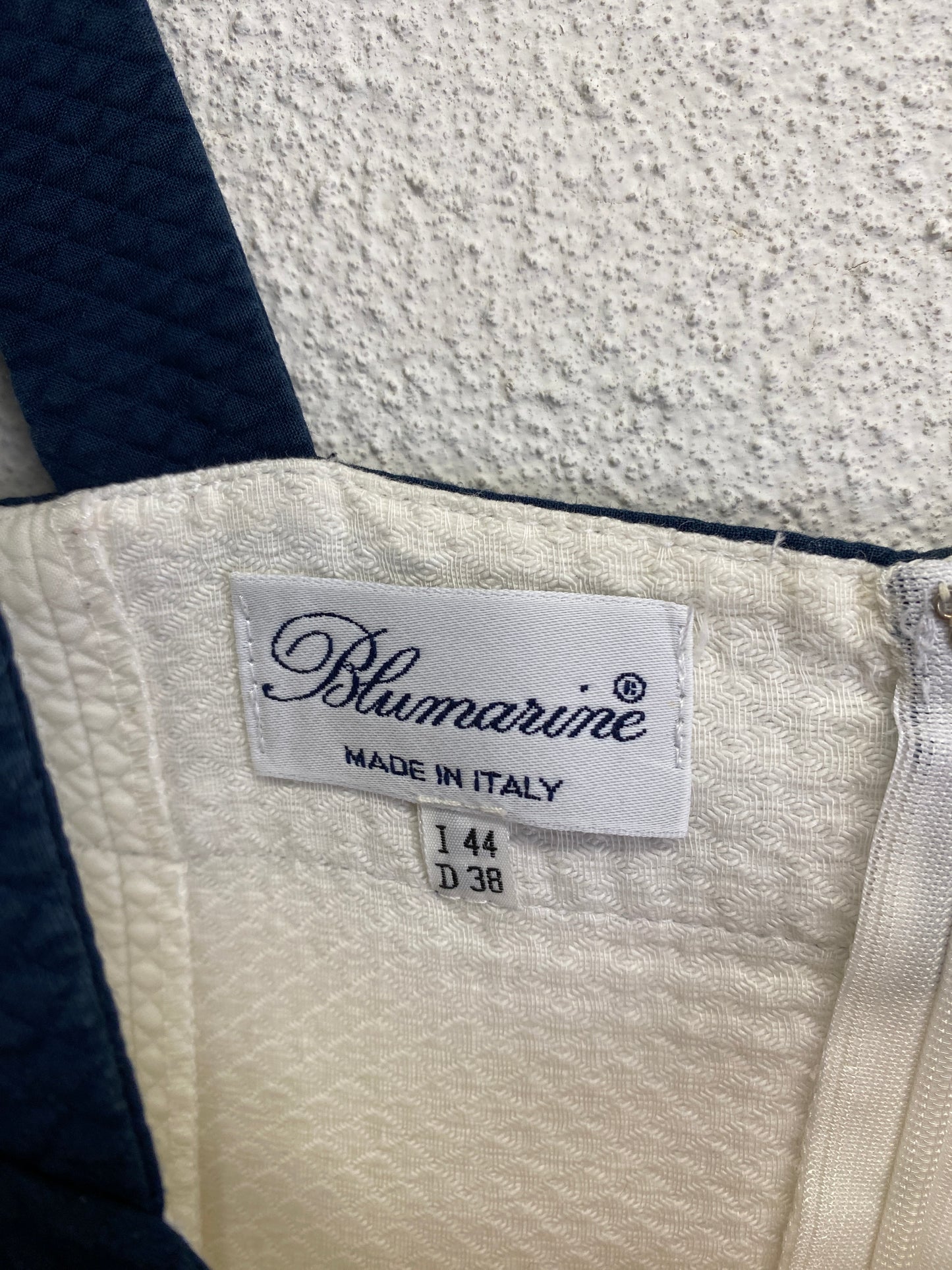 BLUMARINE white sailor mini dress (42/M)