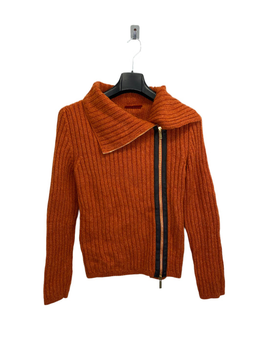 CAROLINA HERRERA asymmetrical wool cardigan (S)